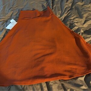 Lularoe pumpkin spice color azure skirt new with tag xs